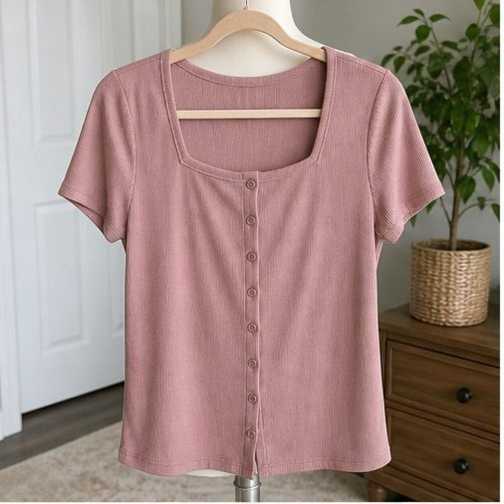 Blush Smocked Top